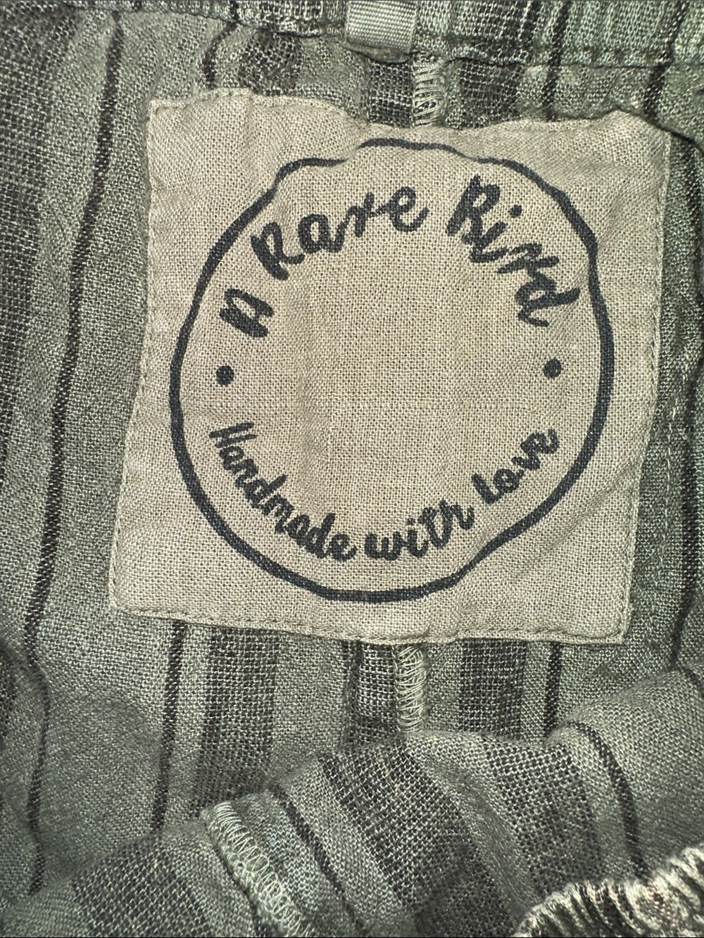 Wide-Leg Olive Patch Detail Pants - Picture 2 of 4